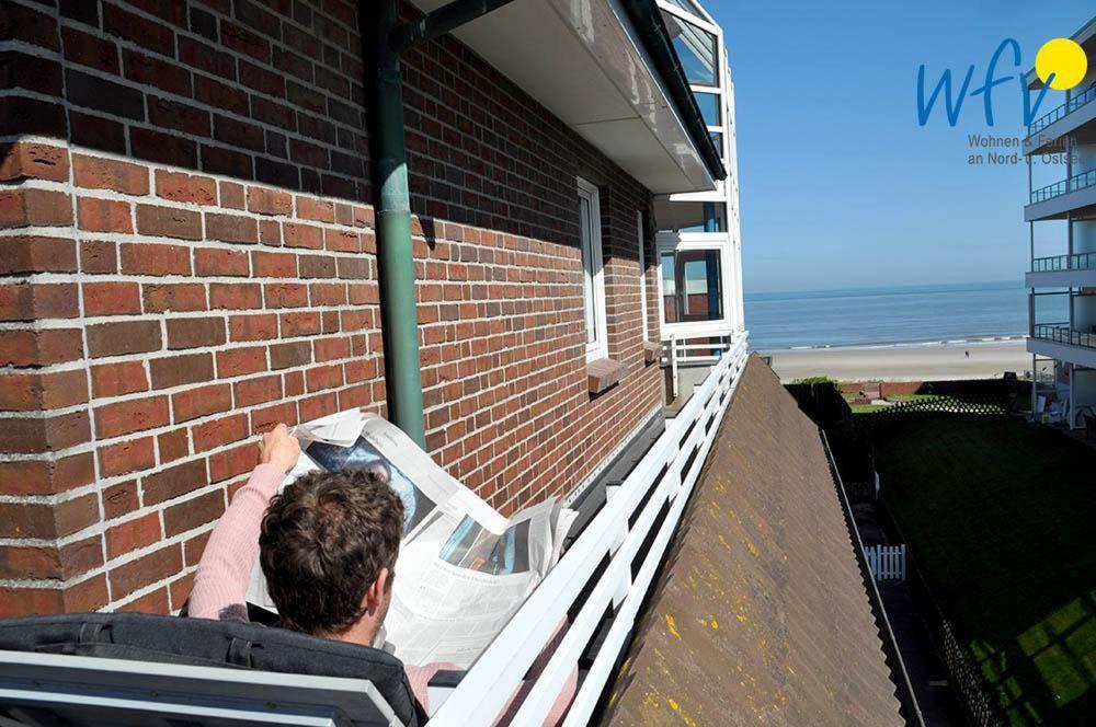 Haus Strandblick Ferienwohnung 15 ヴァンガーオーゲ エクステリア 写真